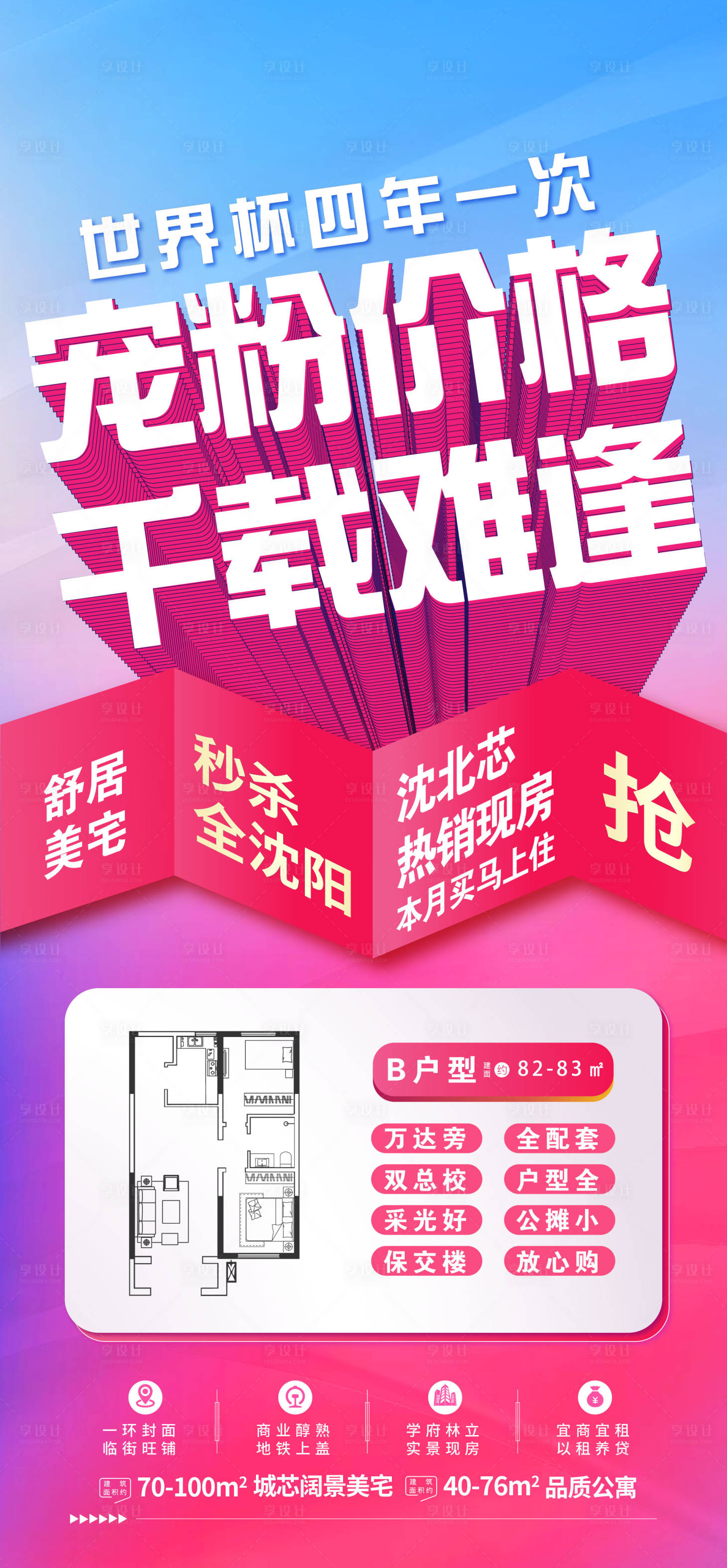 源文件下載【享設(shè)計(jì)】搜索編號(hào)：58580013497693845【地產(chǎn)戶型海報(bào)】