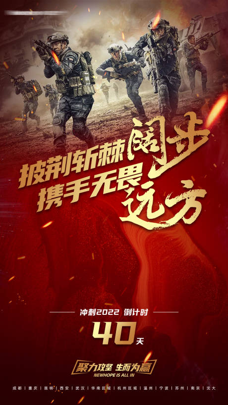 源文件下载【地产冲刺倒计时海报】编号：83340013473084110