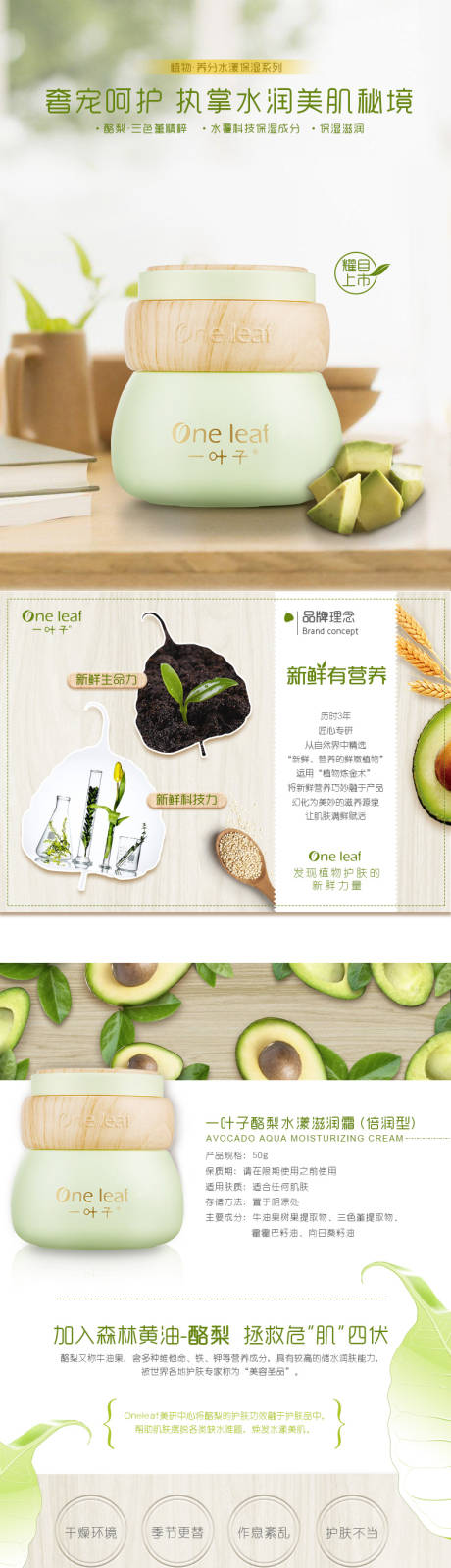 源文件下載【享設計】搜索編號：22740013547263712【酪梨滋養霜詳情頁】
