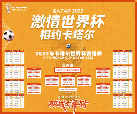 编号：20221117143053257【享设计】源文件下载-卡塔尔世界杯赛程表海报