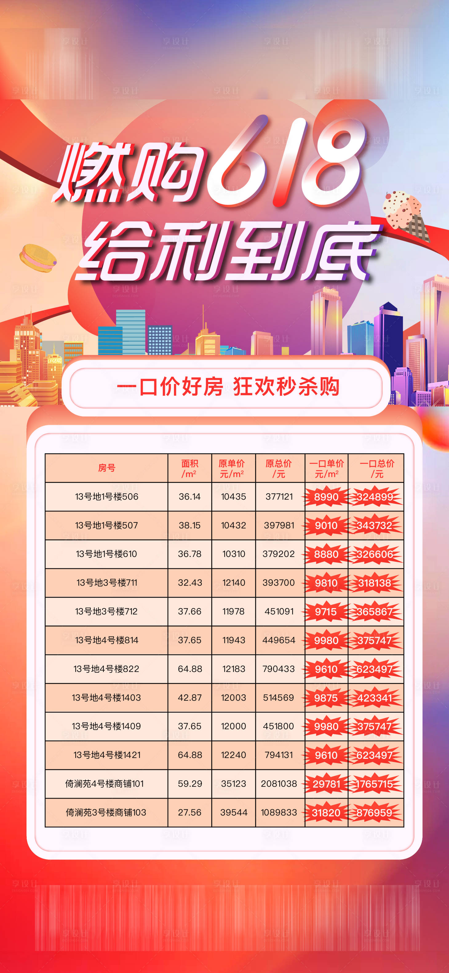 源文件下载【享设计】搜索编号：75690013467783269【特价房海报】