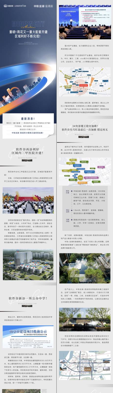 源文件下载【地产建筑城市板块价值点配套长图】编号：20221108140513825