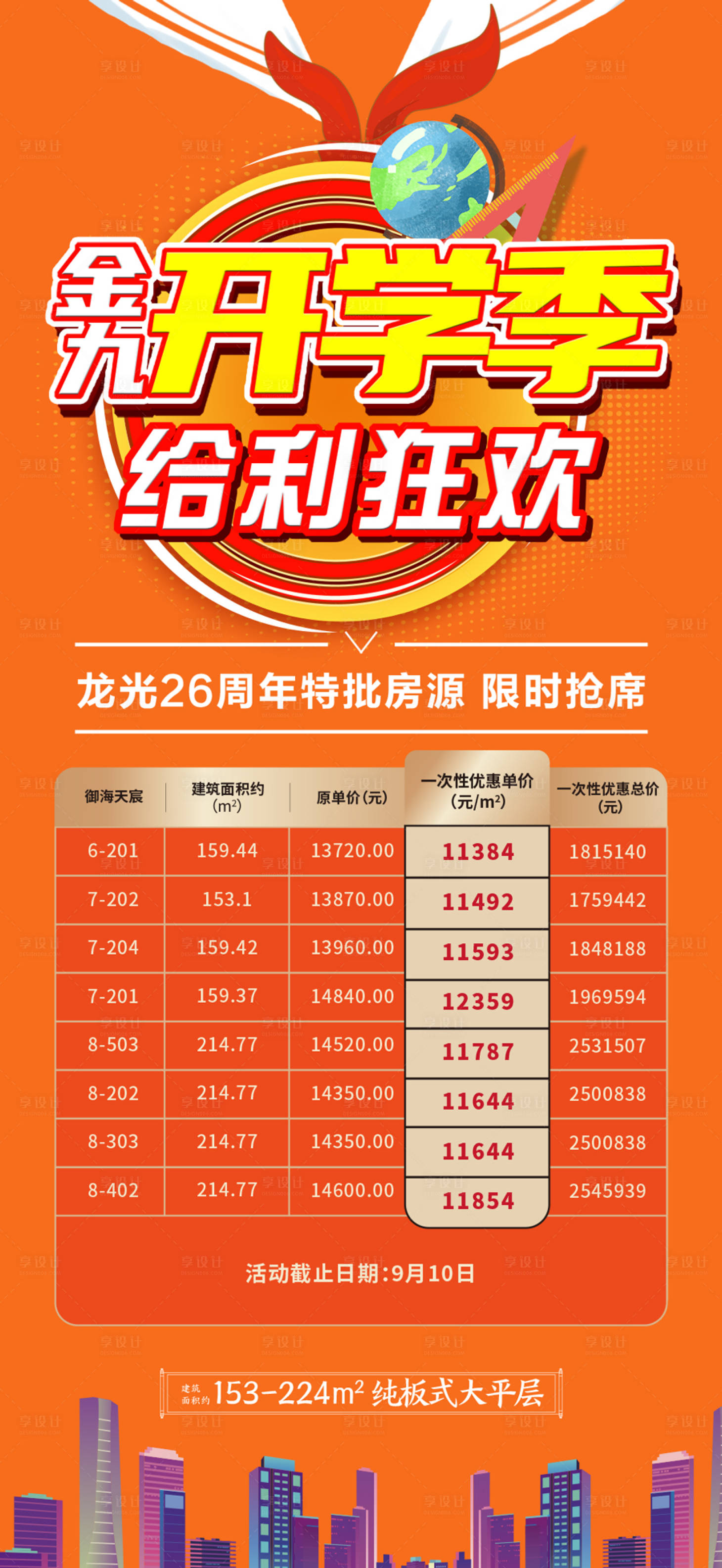 源文件下載【享設(shè)計(jì)】搜索編號(hào)：63080013351192522【地產(chǎn)開(kāi)學(xué)季促銷(xiāo)海報(bào)】