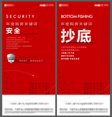 源文件下载【地产红色政策宣传海报】编号：79110013330447105