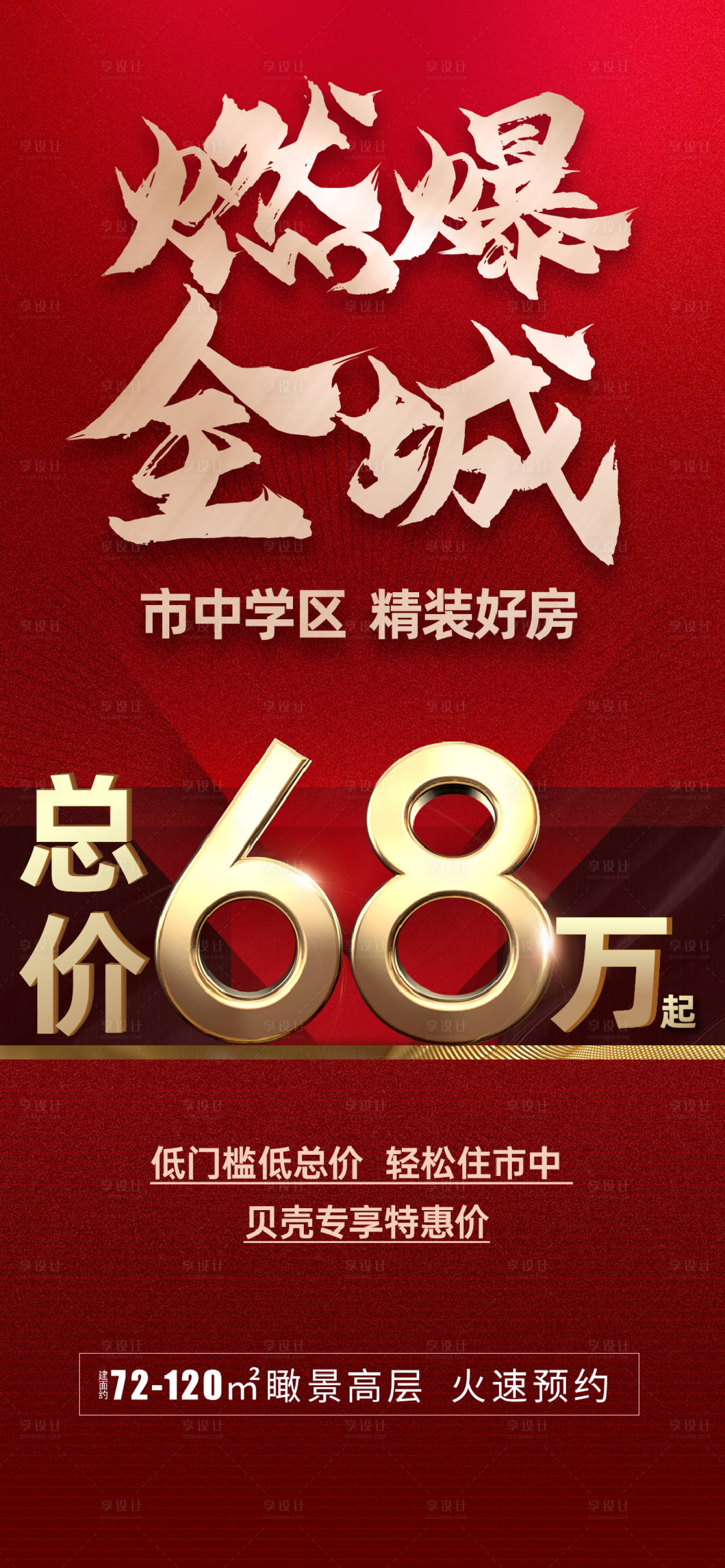源文件下載【享設計】搜索編號：95440013559755499【地產熱銷海報】