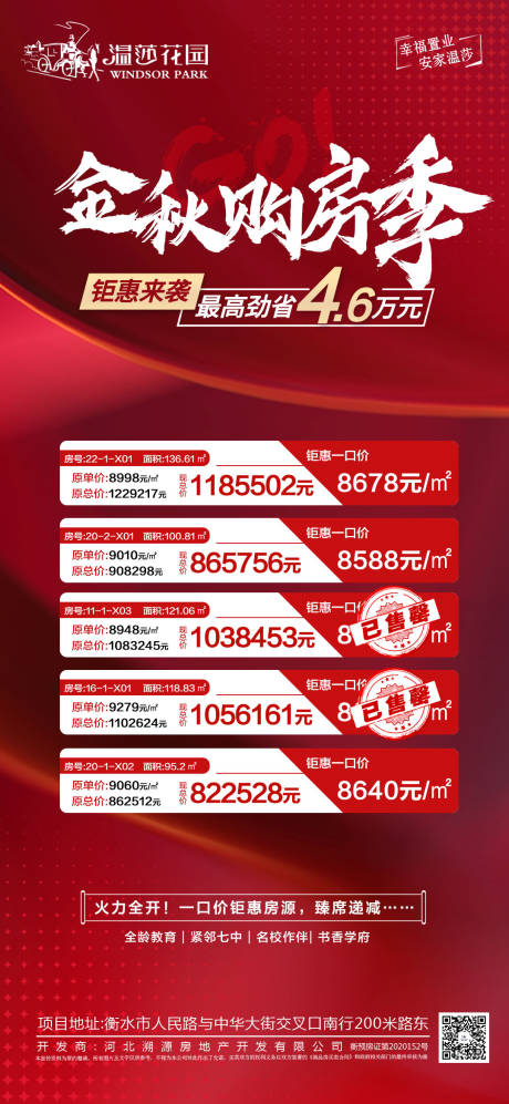 源文件下载【购房季钜惠海报】编号：53760013137714438