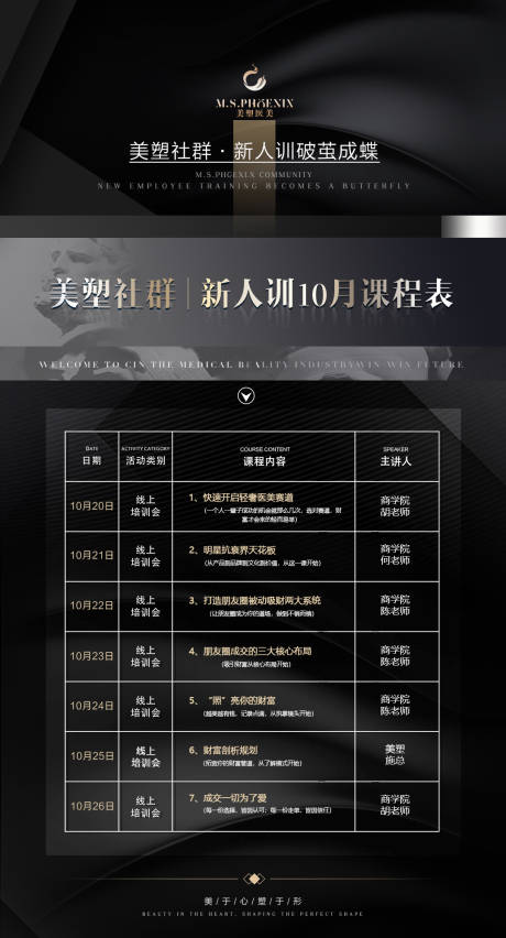 源文件下载【医美商学院课程海报】编号：51180013225303051