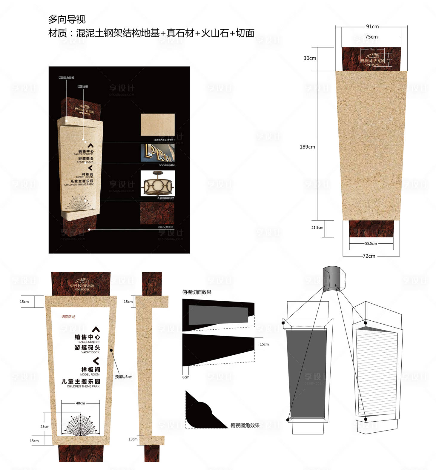 源文件下载【享设计】搜索编号：71210013428797478【导视系统地产导视导视设计】