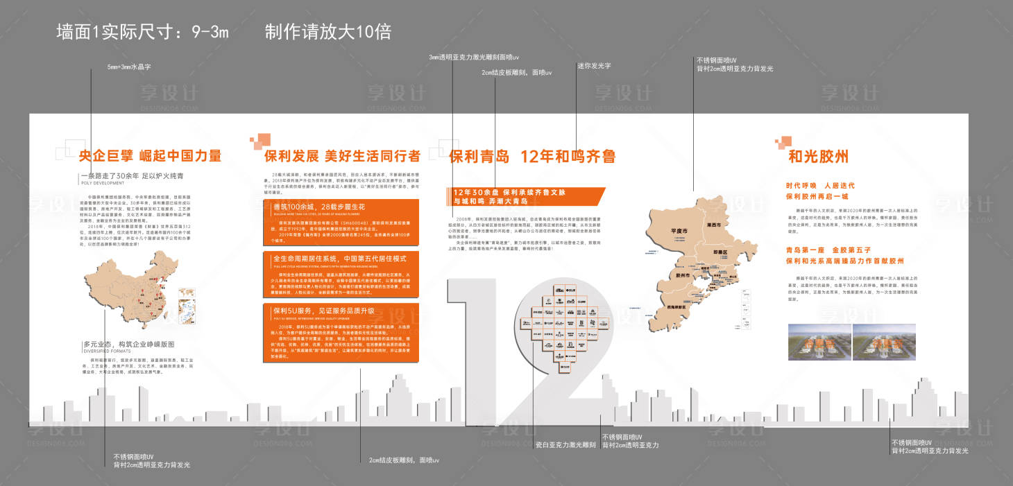 编号：20221130144019092【享设计】源文件下载-地产文化墙