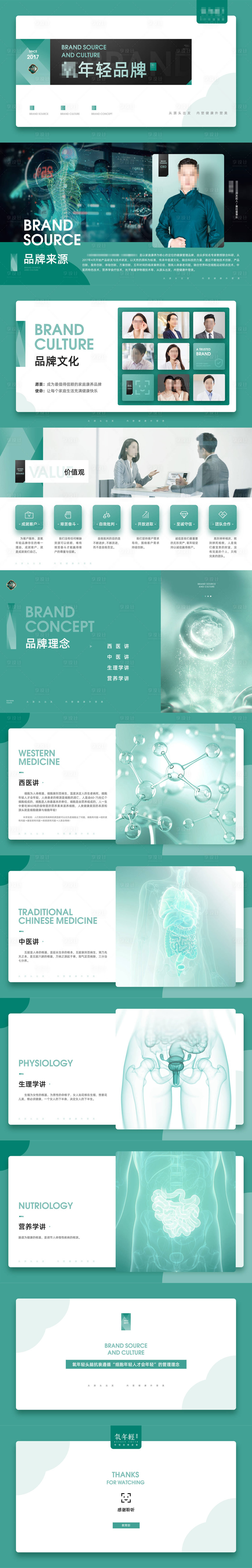 源文件下载【PPT简约扁平化企业绿色】编号：11450013089791622