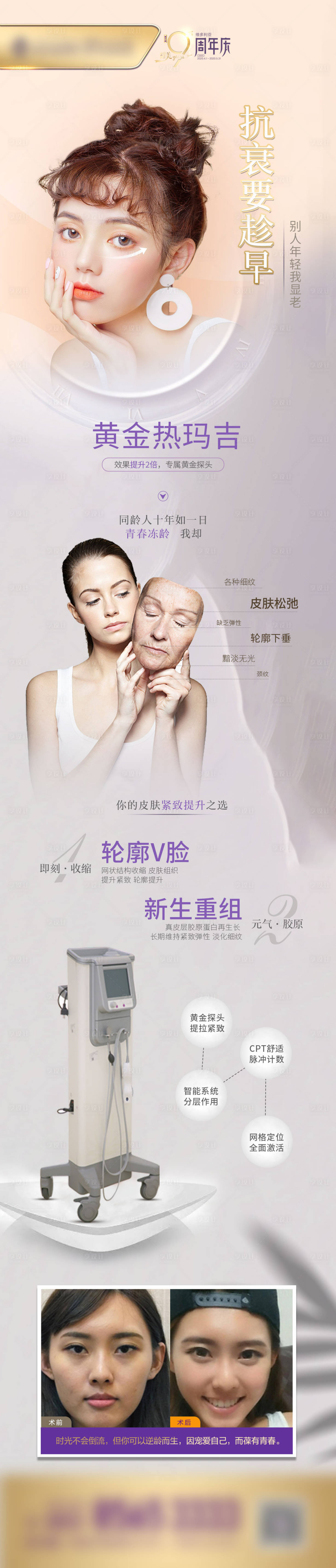 源文件下载【享设计】搜索编号：59850013380713205【抗衰仪器海报】