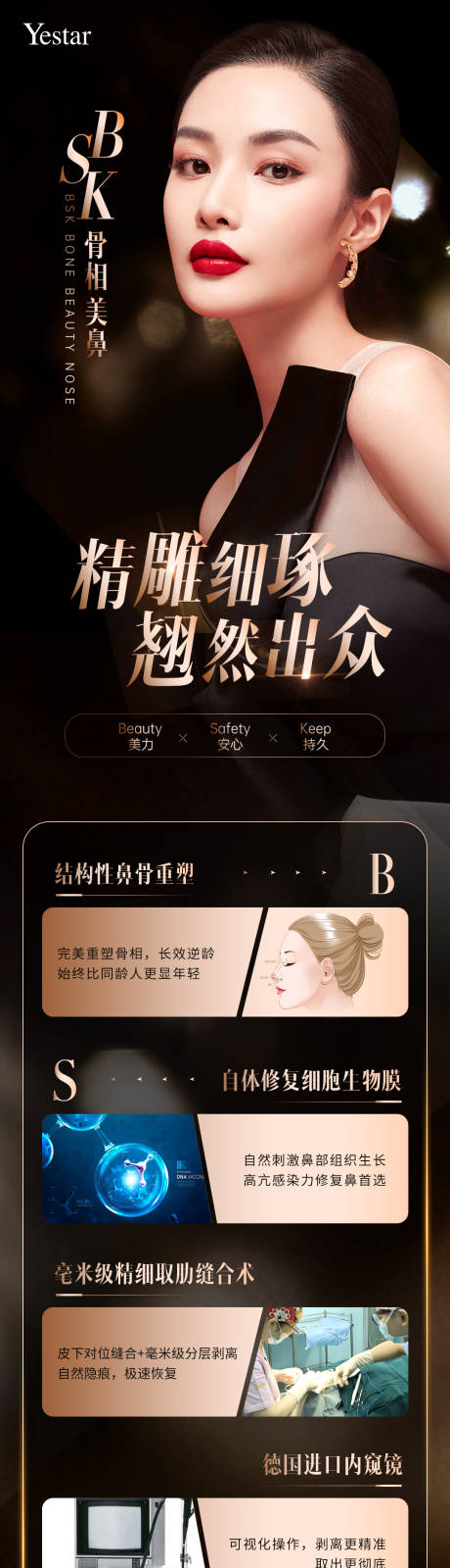 源文件下載【享設(shè)計】搜索編號：52280013310672510【醫(yī)美美鼻長圖】