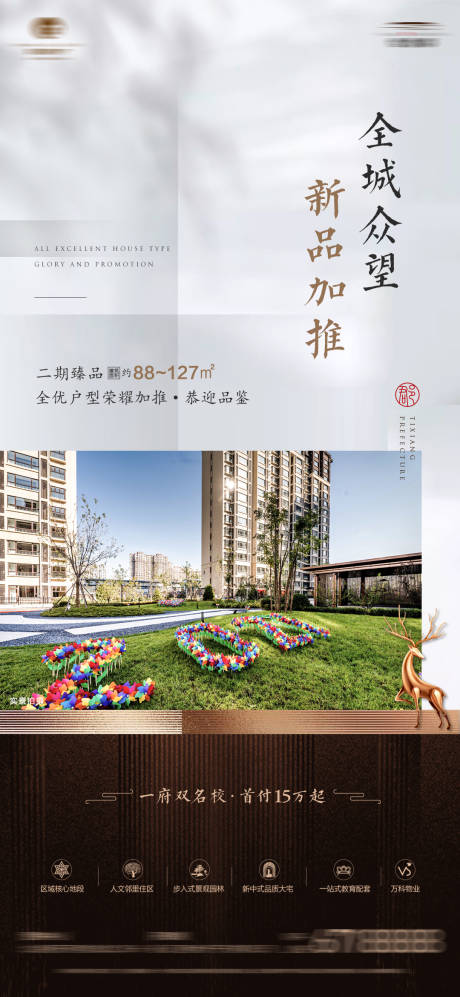 源文件下载【地产新品加推海报】编号：61660013057343331