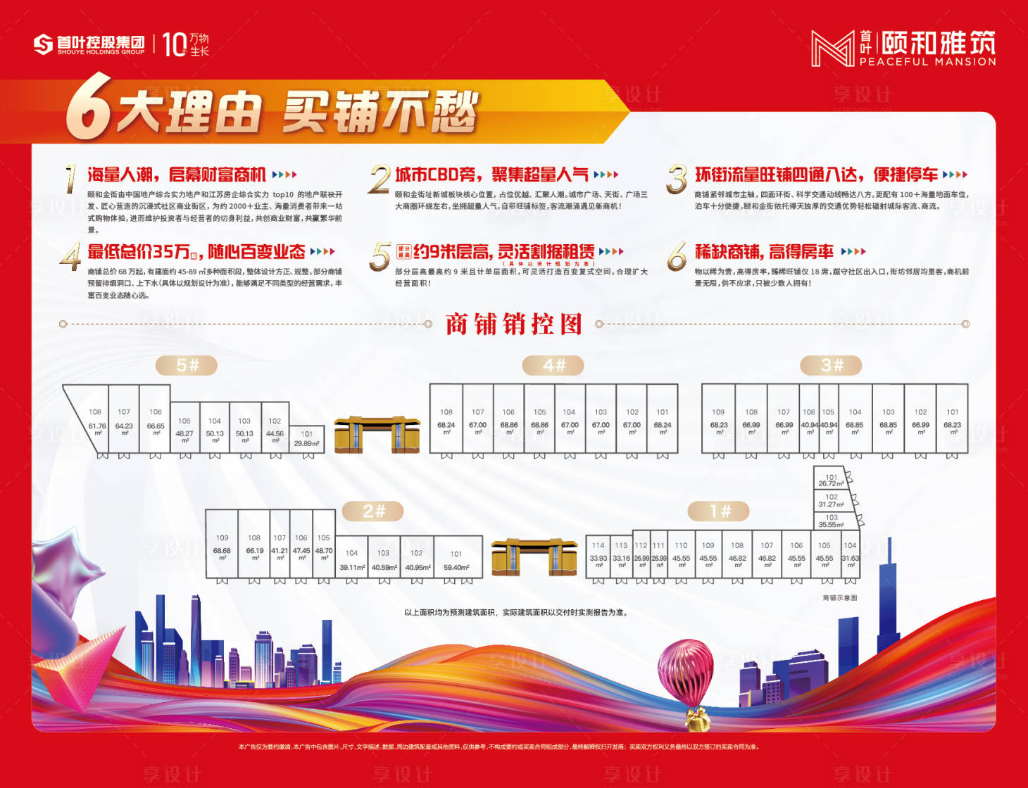 源文件下载【享设计】搜索编号：33730013158511576【商铺商业销控板展板】