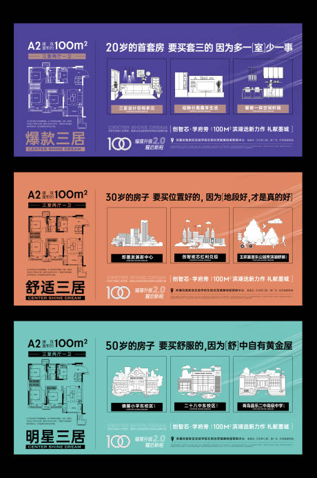 源文件下载【户型价值配套系列海报展板】编号：20221109120001298