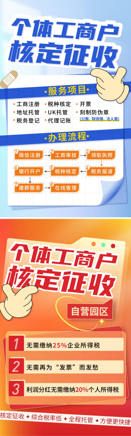 源文件下载【企业财税财务个体核定商务运营海报 】编号：20221113164952498