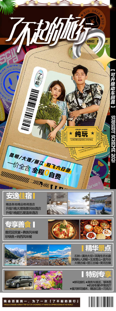 源文件下载【云南旅游海报】编号：10330013606113200