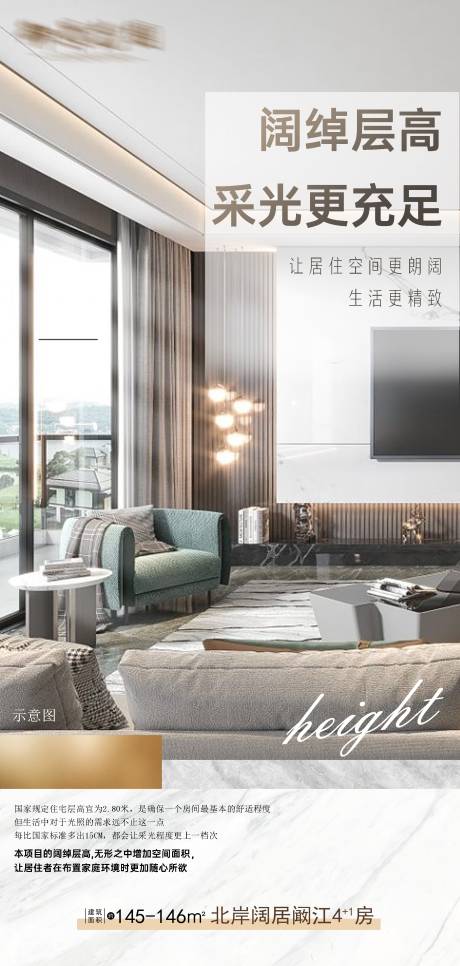 源文件下载【地产户型层高价值点单图】编号：12730013427233406