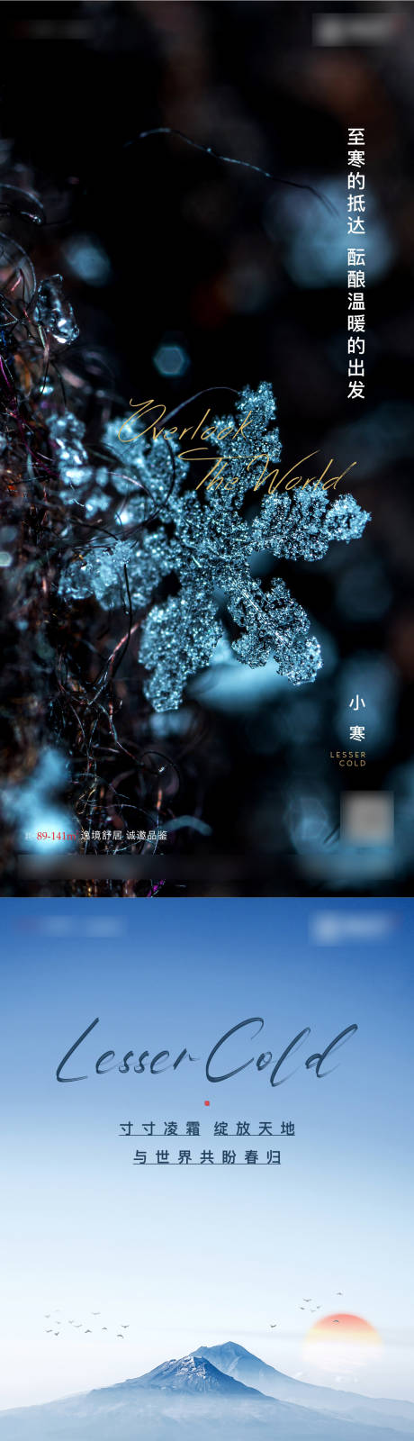 源文件下載【地產(chǎn)小寒節(jié)氣海報】編號：64510013309775203