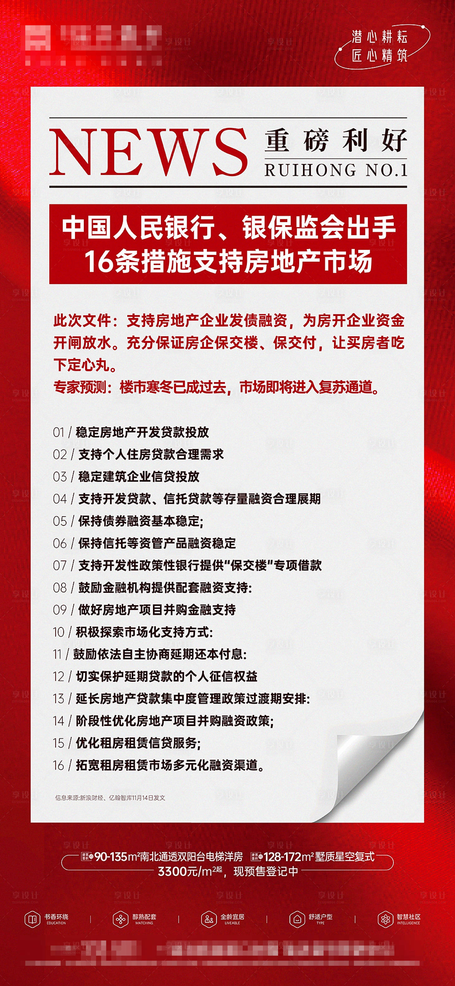 源文件下载【享设计】搜索编号：26310013327278184【政策利好海报】