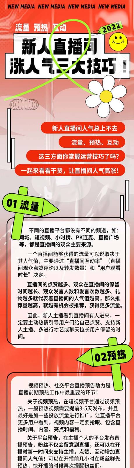 源文件下载【新人直播间涨粉技巧长图】编号：20221110143904637