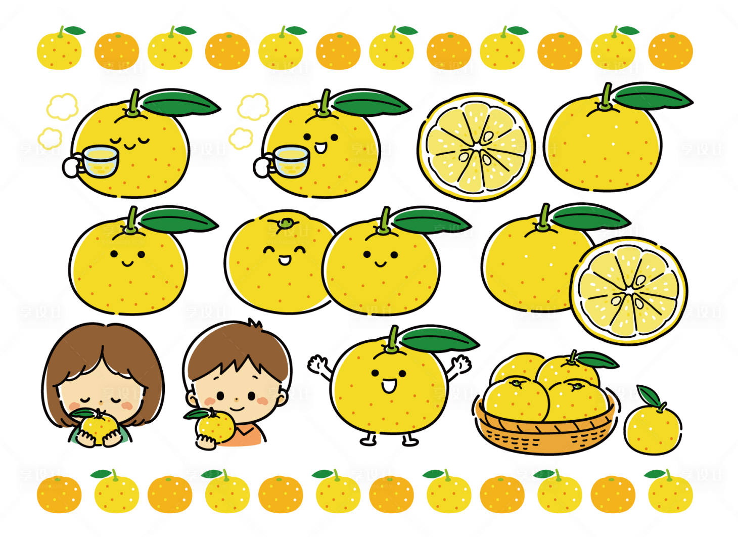 源文件下载【享设计】搜索编号：22280013594405296【柚子卡通IP形象】