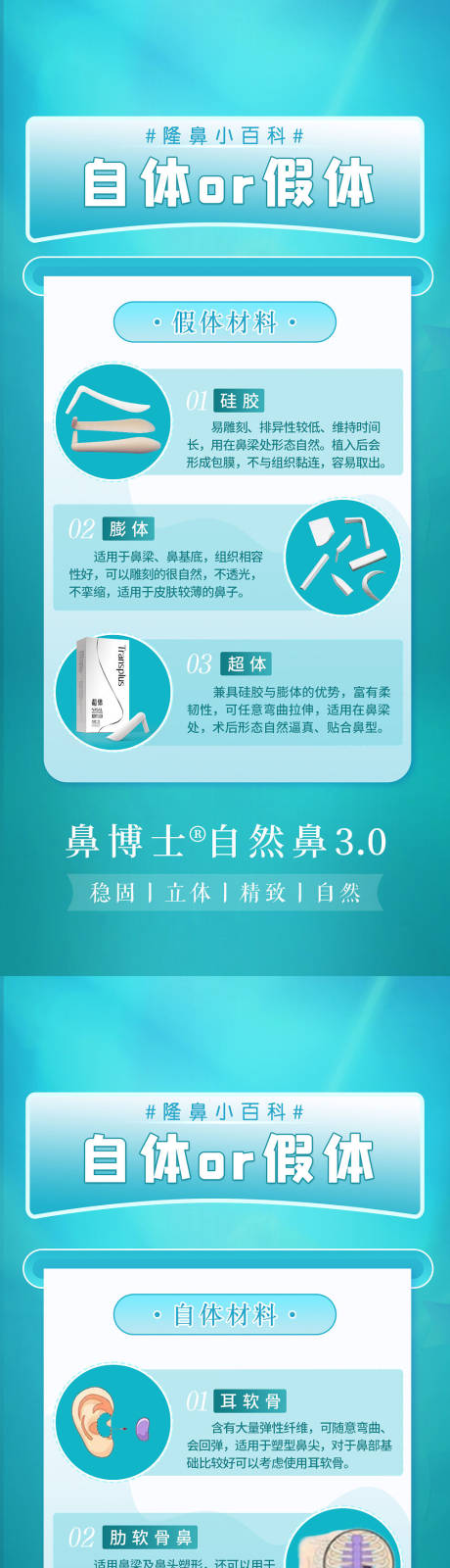 源文件下载【隆鼻科普医美假体】编号：78980013454564981