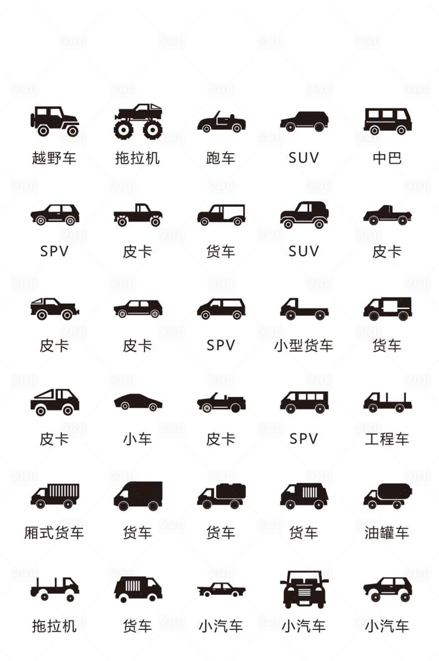 编号：20221111074001753【享设计】源文件下载-汽车类icon图标