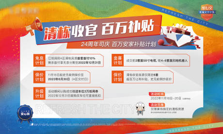 源文件下载【地产清盘收官价值点海报 】编号：98050013376995344