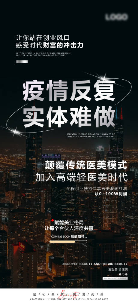 源文件下载【轻医美招商造势宣传海报】编号：50280013094987230