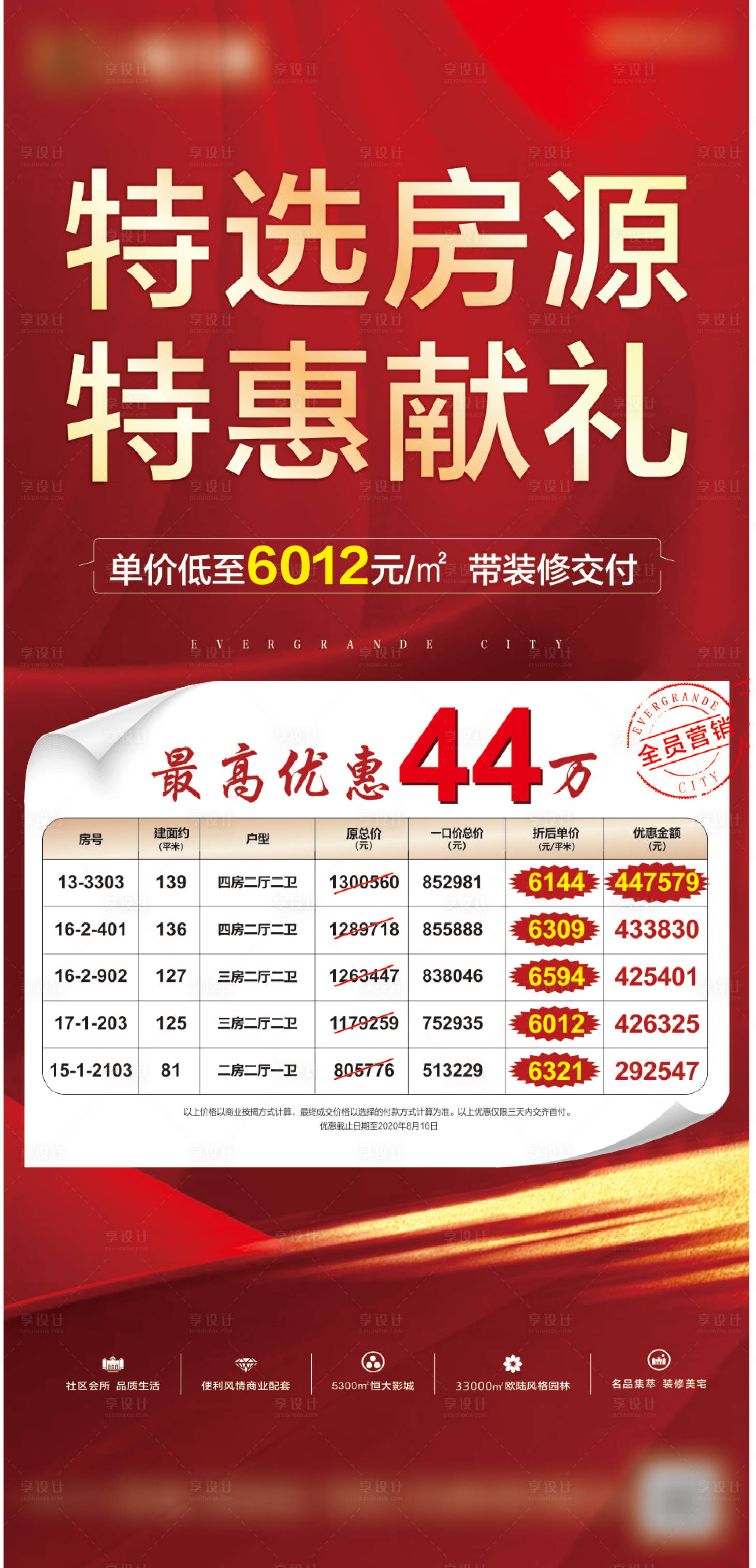 源文件下載【享設計】搜索編號：59640013960209089【特價房地產海報】