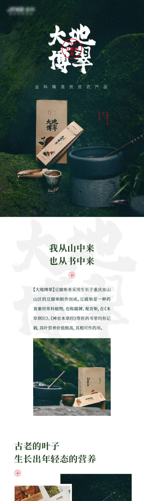 源文件下载【茶叶扶农产品详情页】编号：48510013913374624