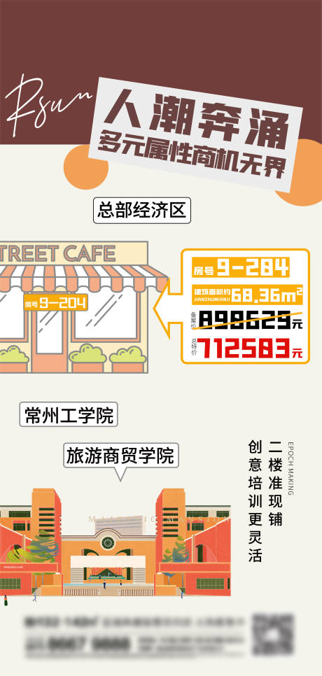 地产商铺刷屏海报
