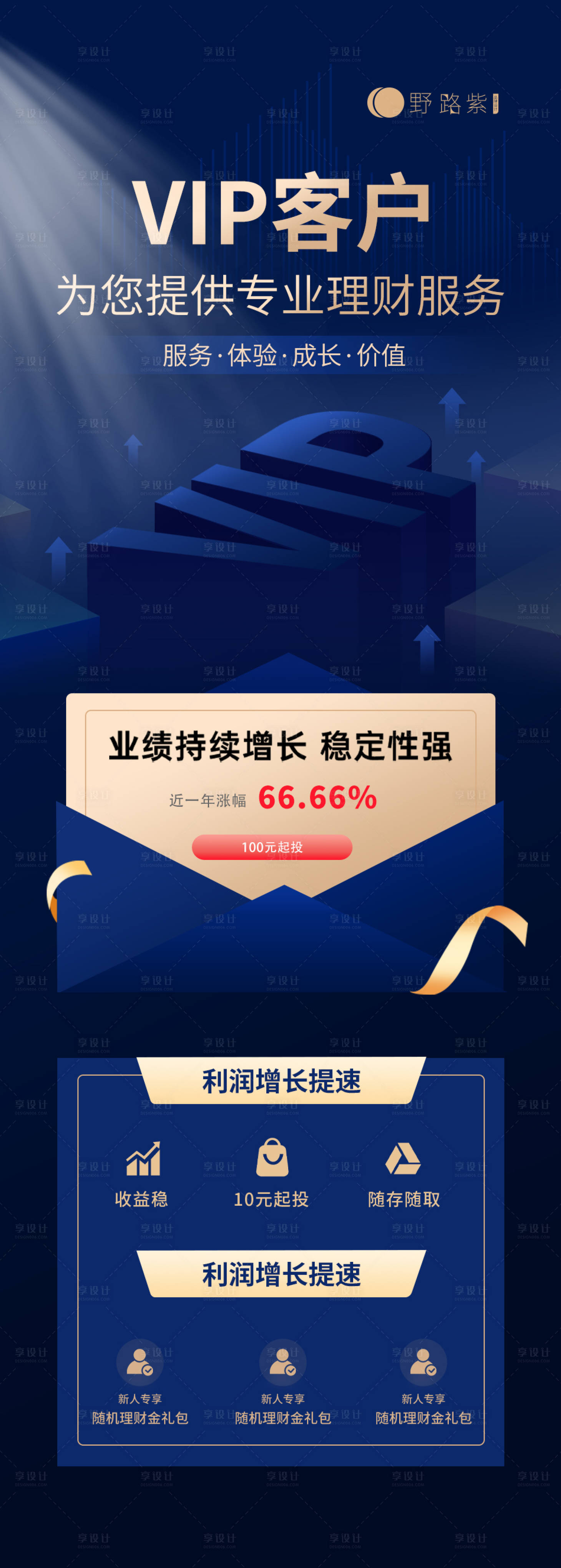 源文件下載【享設計】搜索編號：61900013964624056【金融vip海報】