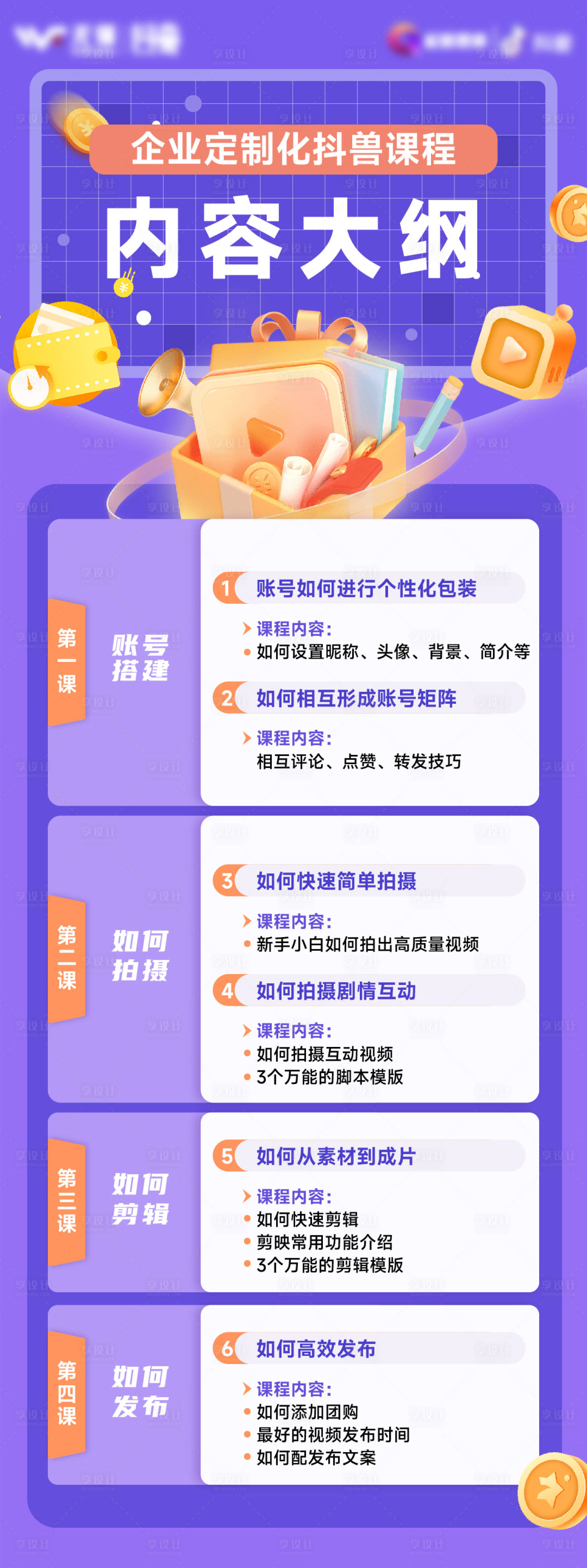 源文件下载【课程大纲海报】编号：21710013901687836
