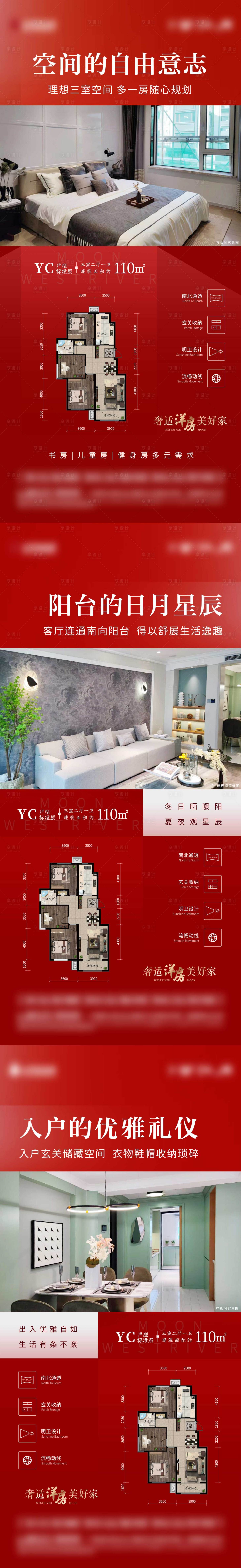 源文件下载【地产户型价值点系列单图】编号：92660014051865249