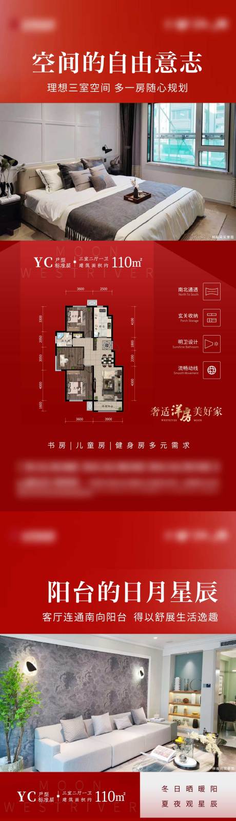 源文件下载【地产户型价值点系列单图】编号：20221230170940703