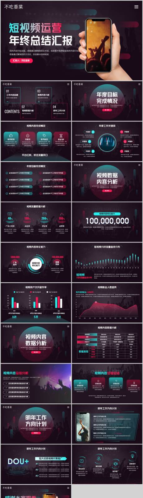 源文件下载【短视频运营年终总结汇报】编号：20221228164706148