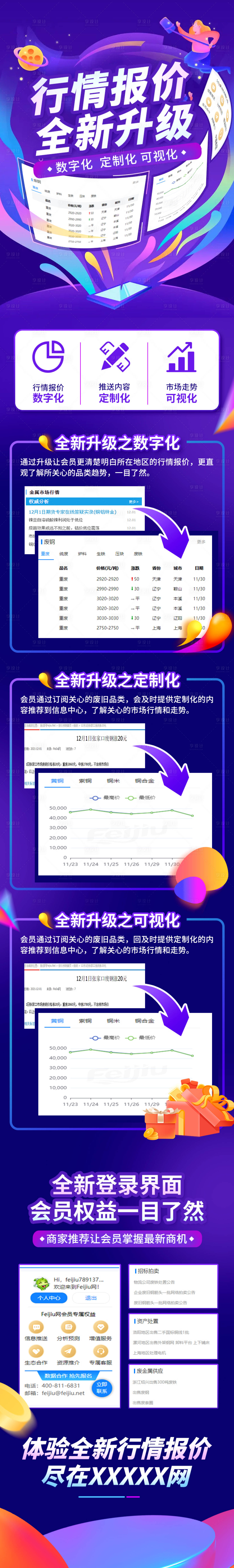 源文件下載【行情報價長圖海報】編號：85120013651034861