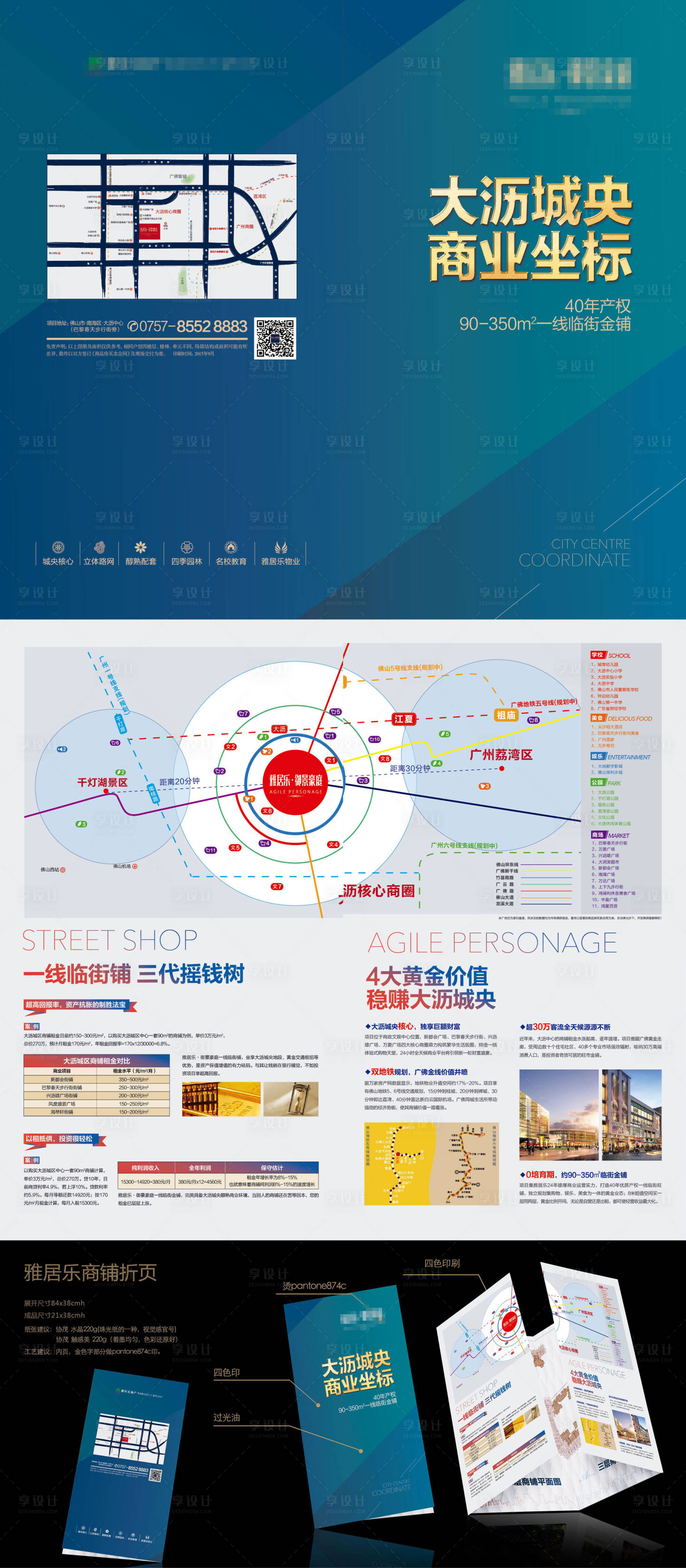 源文件下载【地产商铺折页】编号：85460013908256467