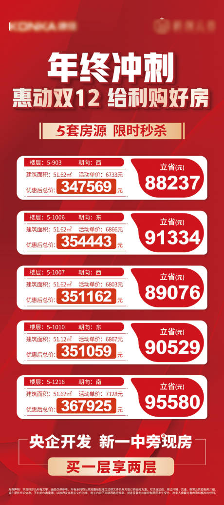 源文件下载【地产特价房海报】编号：57990013764069216