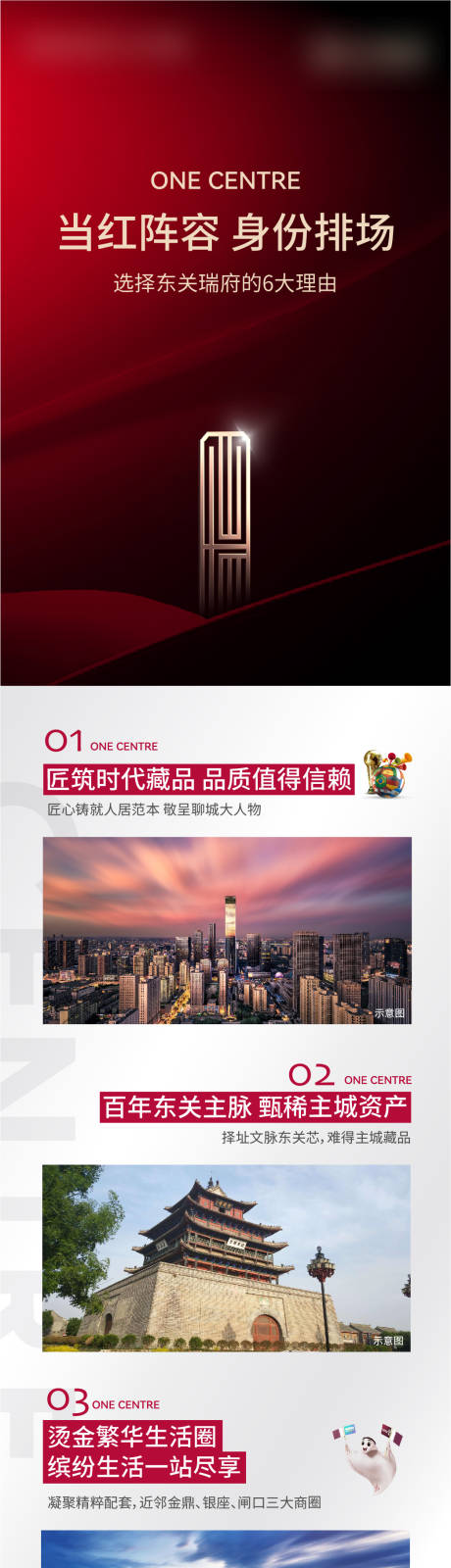 源文件下载【地产红色价值点长图海报】编号：95640013681306198