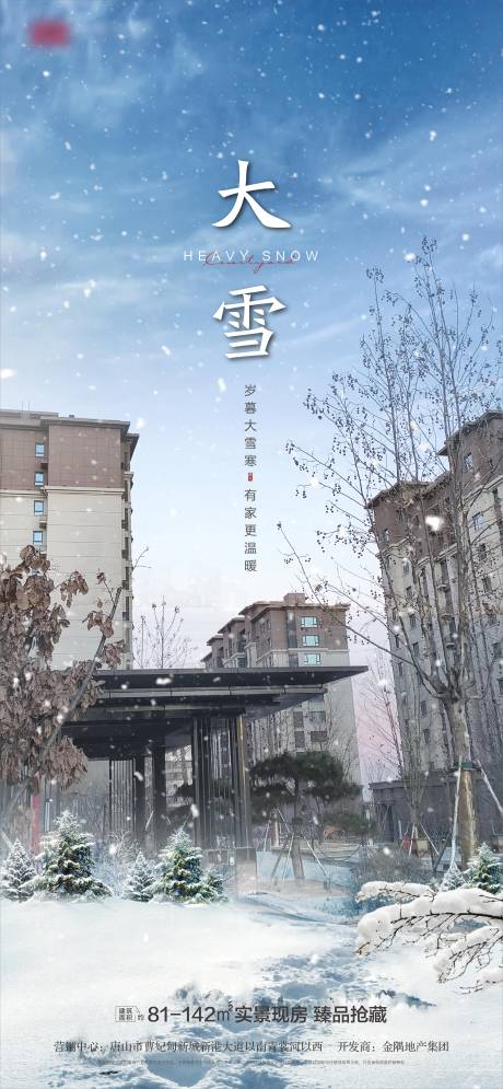 源文件下载【享设计】搜索编号：20520013733282569【地产大雪微单海报】