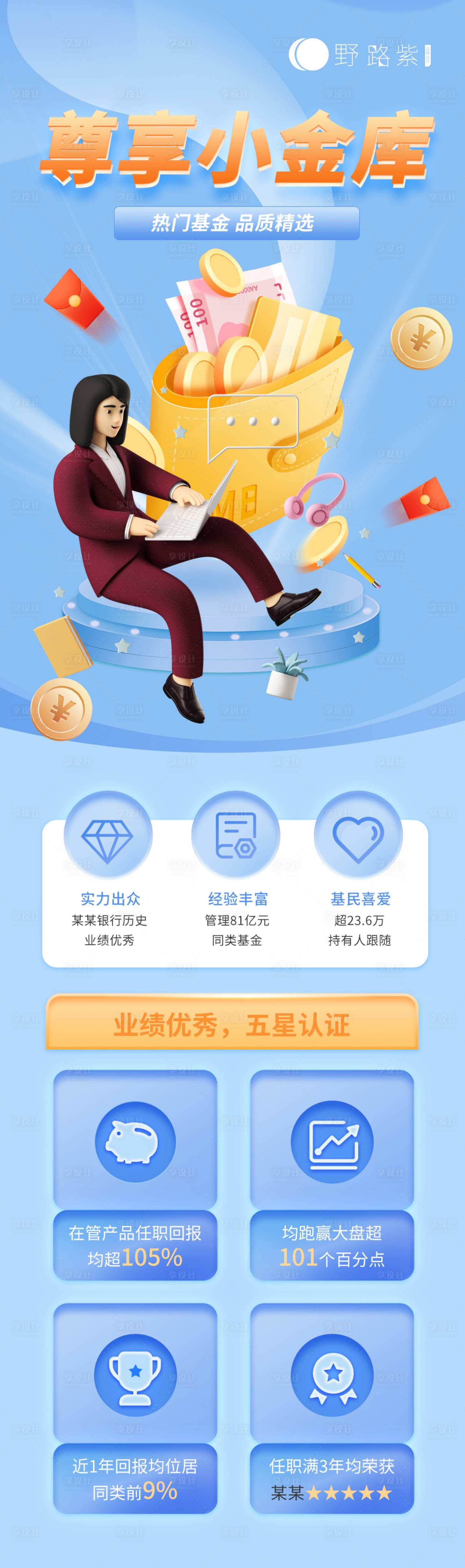 源文件下载【金融理财长图】编号：62530013974628219