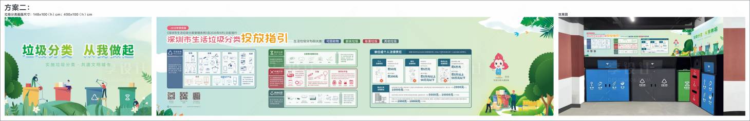 源文件下载【享设计】搜索编号：48400013919591771【垃圾分类展板】