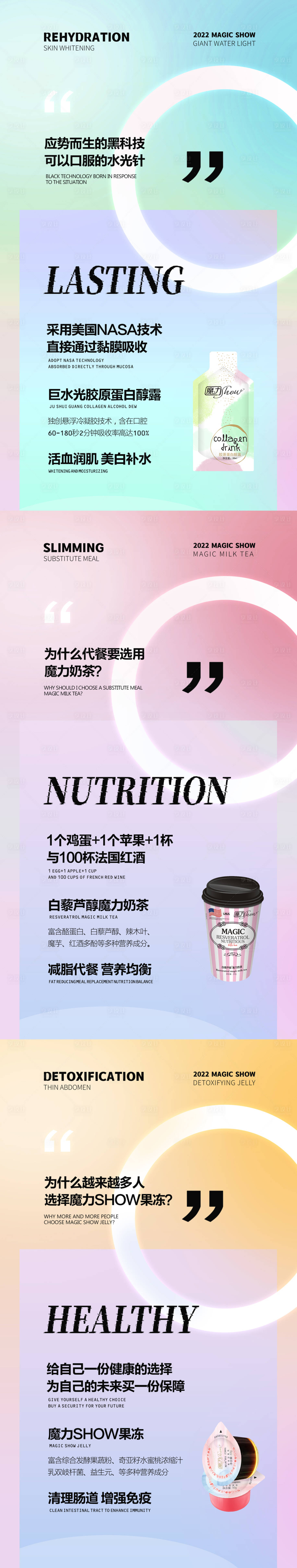 源文件下载【微商美宣产品系列海报】编号：20240013847842949