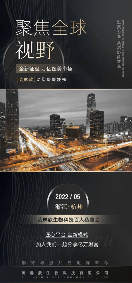 源文件下载【聚焦全球万亿医美市场海报】编号：94220013852405682