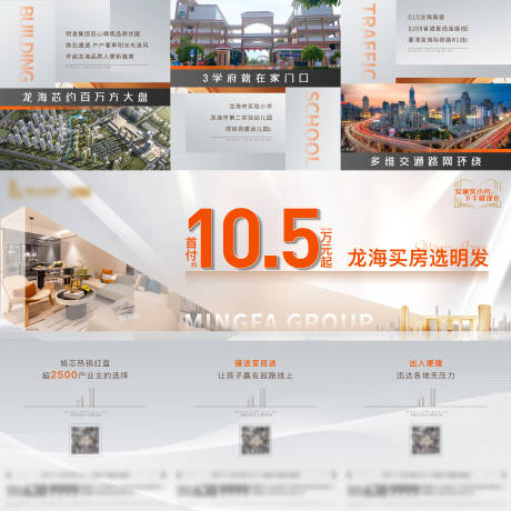 源文件下载【地产配套九宫格海报】编号：62040013942035696