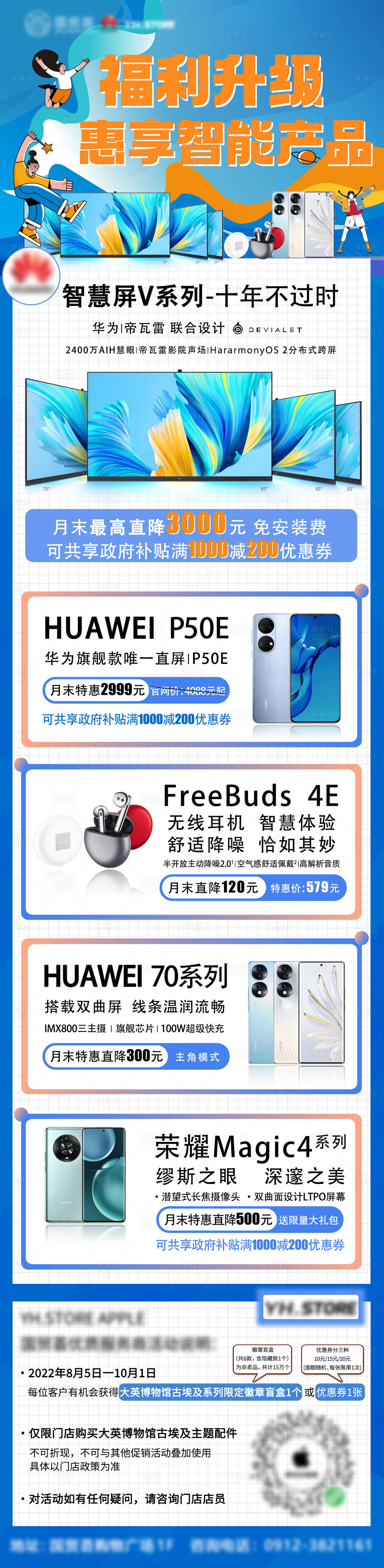 源文件下载【享设计】搜索编号：26520013938155286【智能产品宣传长图海报】
