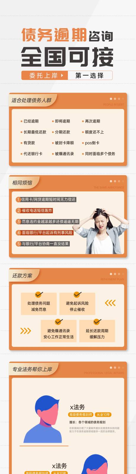金融债务规划长图
